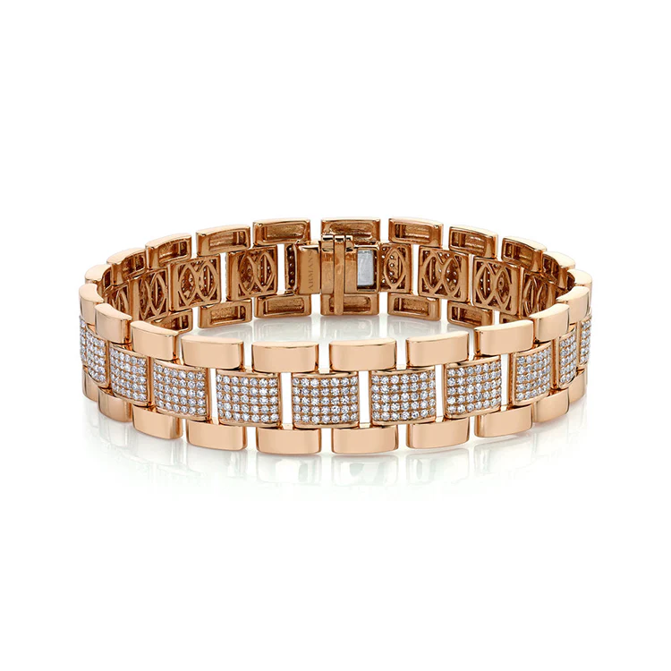 5 Row Jubilee Diamond Link Bracelet