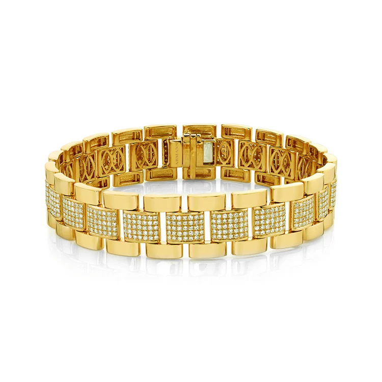 5 Row Jubilee Diamond Link Bracelet - Image 2