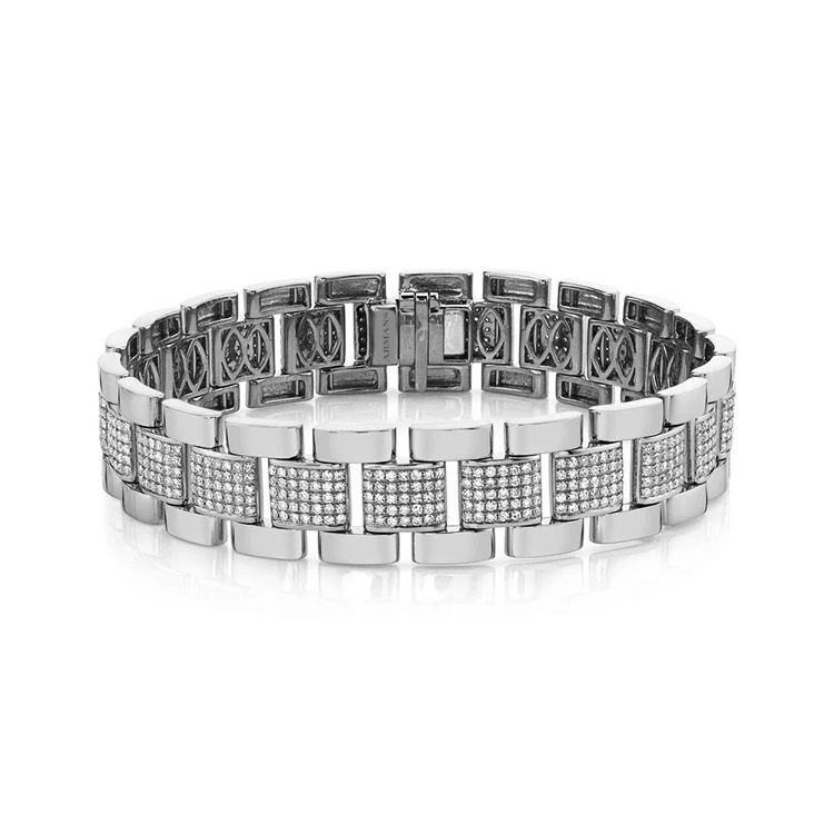 5 Row Jubilee Diamond Link Bracelet - Image 3