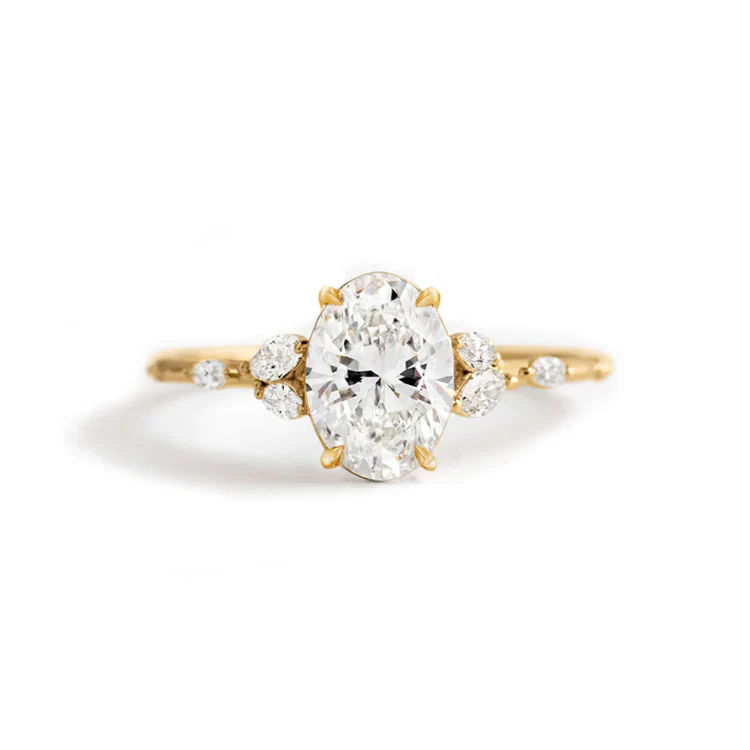 Adeline Oval Diamond Engagement Ring