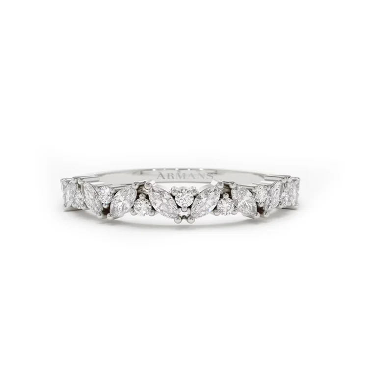 Angel Mixed Diamond Band - Image 2