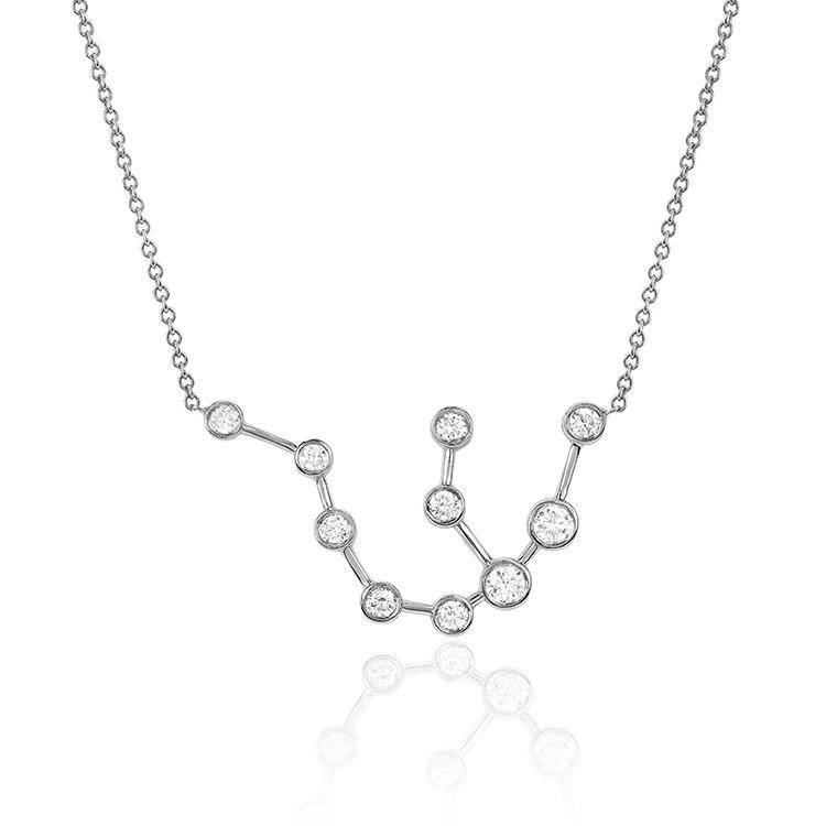 Aquarius Diamond Constellation Necklace - Image 4