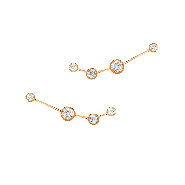 Aries Diamond Constellation Studs - Image 3