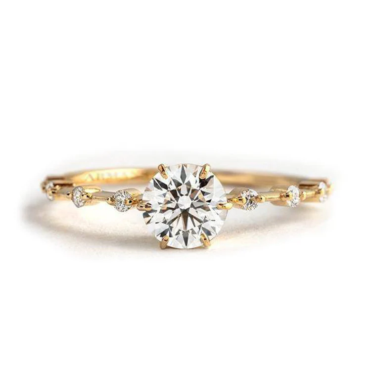 Autumn Drop Engagement Ring
