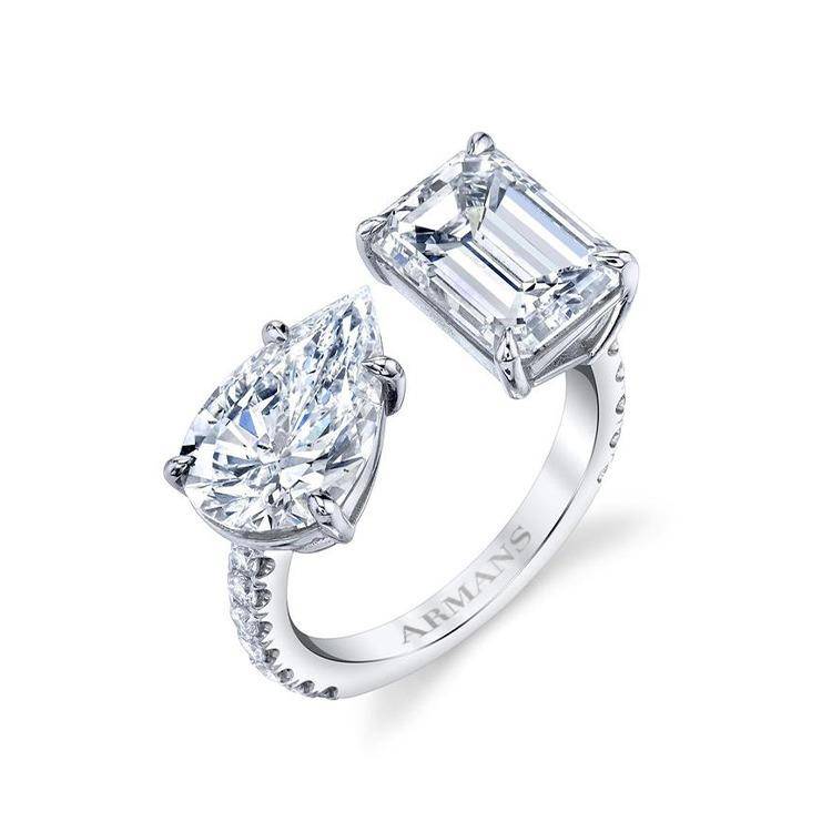 Ava Two Stone Engagement Ring - Image 3
