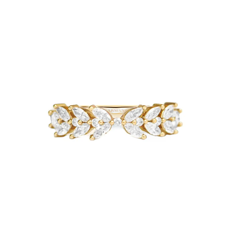 Butterfly Mixed Diamond Band