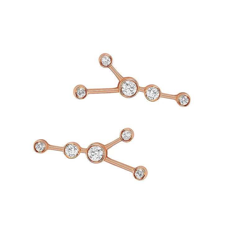 Cancer Diamond Constellation Studs - Image 2