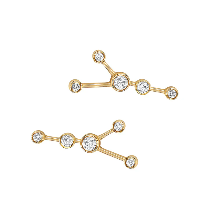 Cancer Diamond Constellation Studs - Image 3