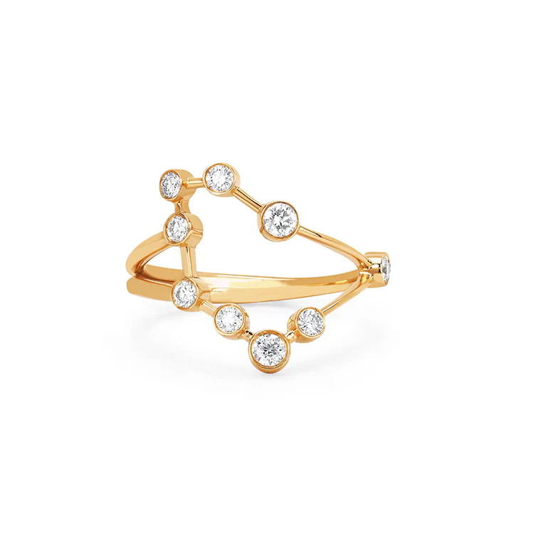 Capricorn Diamond Constellation Ring - Image 3