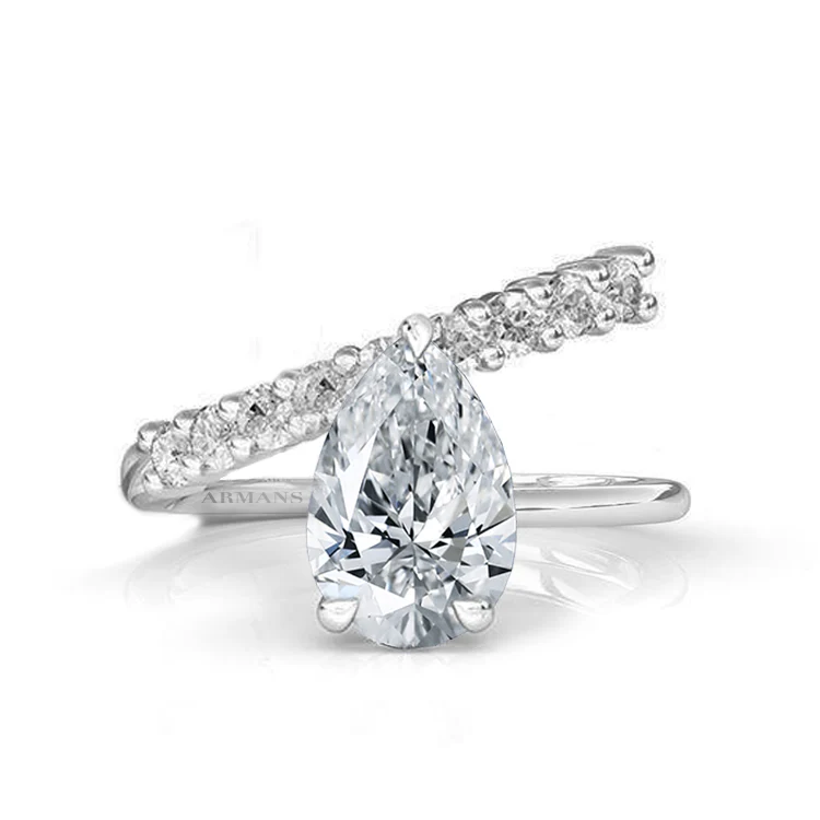 Carly Comet Lab Grown Engagement Ring - Image 2