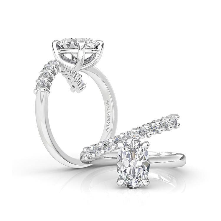 Chelsea Comet Lab Grown Engagement Ring