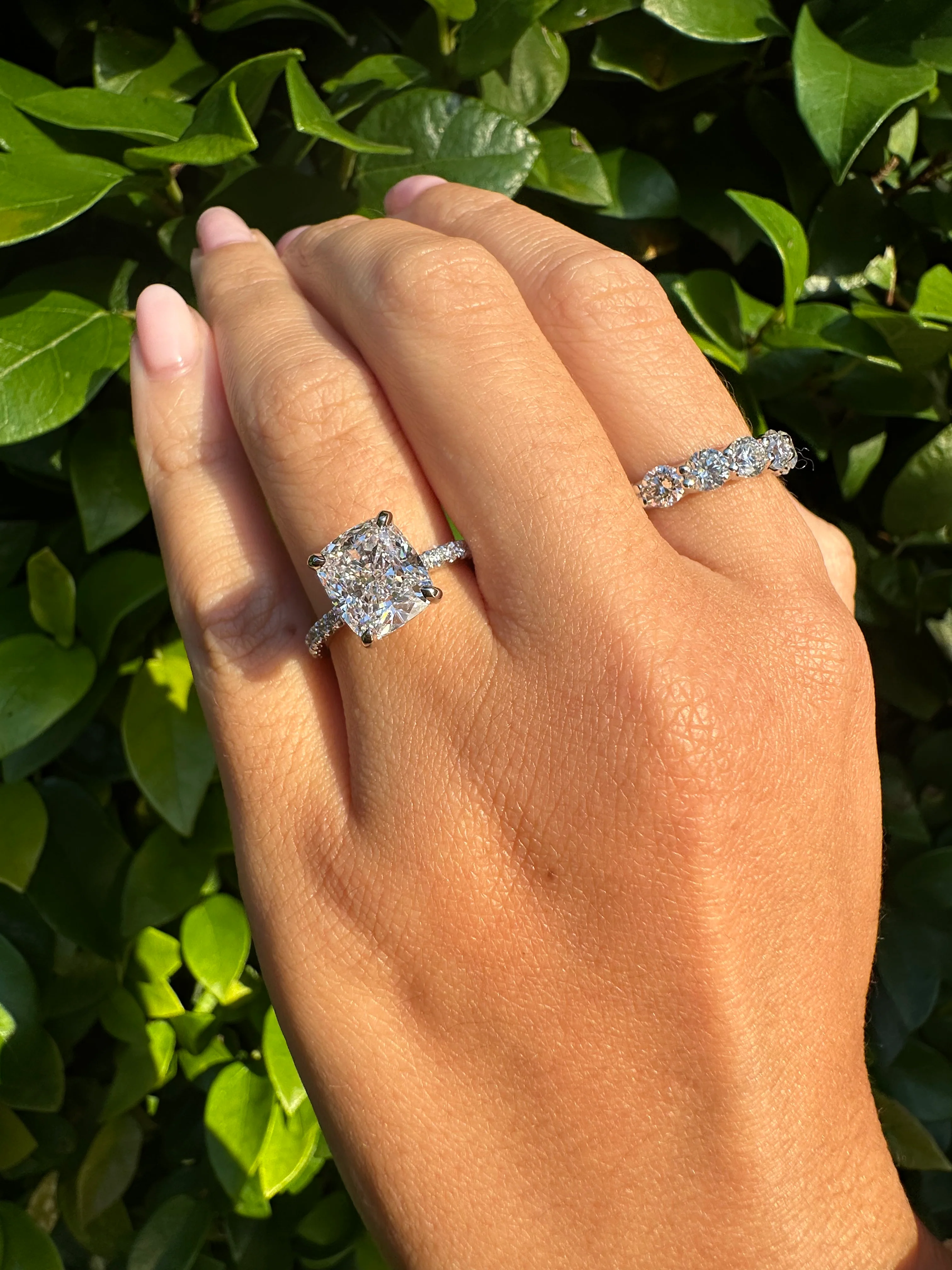 Chloe Cushion Engagement Ring - Image 11
