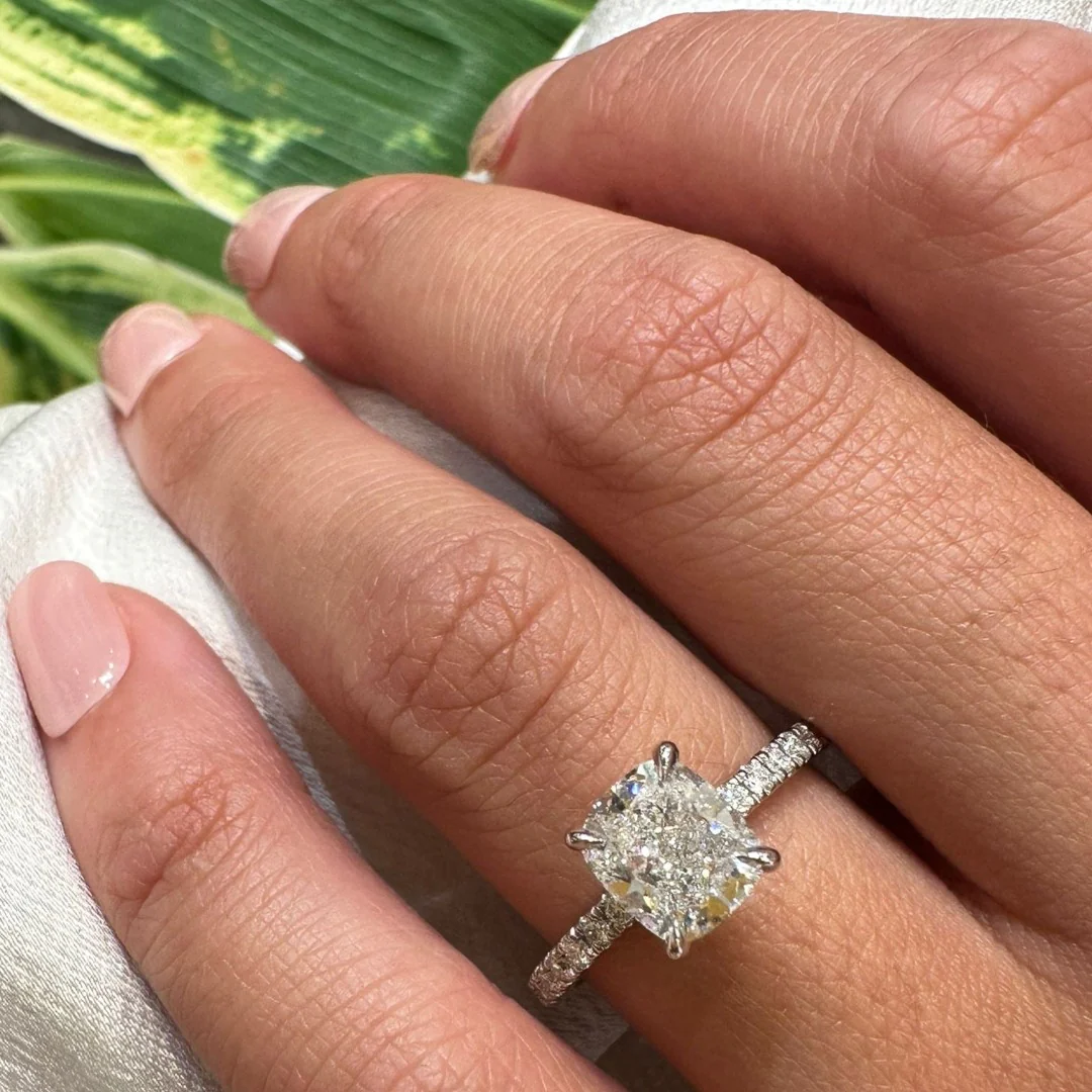 Chloe Cushion Engagement Ring - Image 3