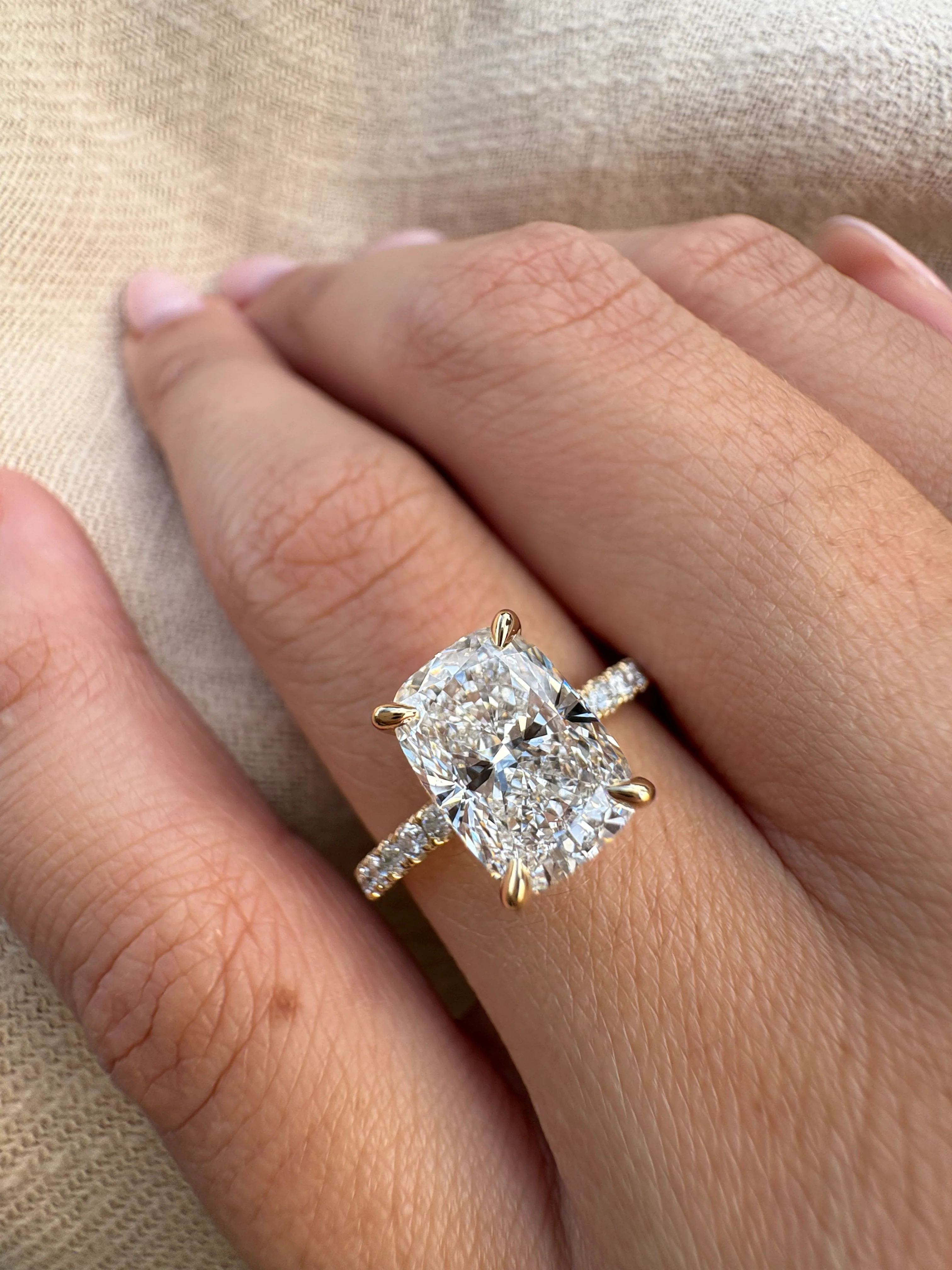 Chloe Cushion Engagement Ring - Image 13