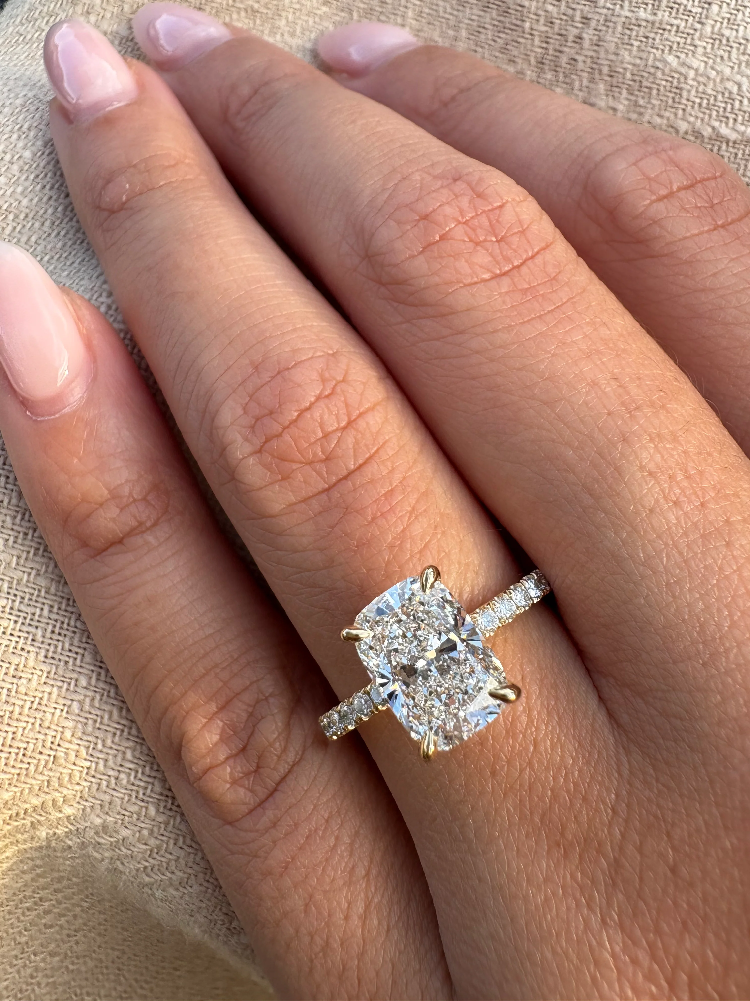 Chloe Cushion Engagement Ring - Image 14