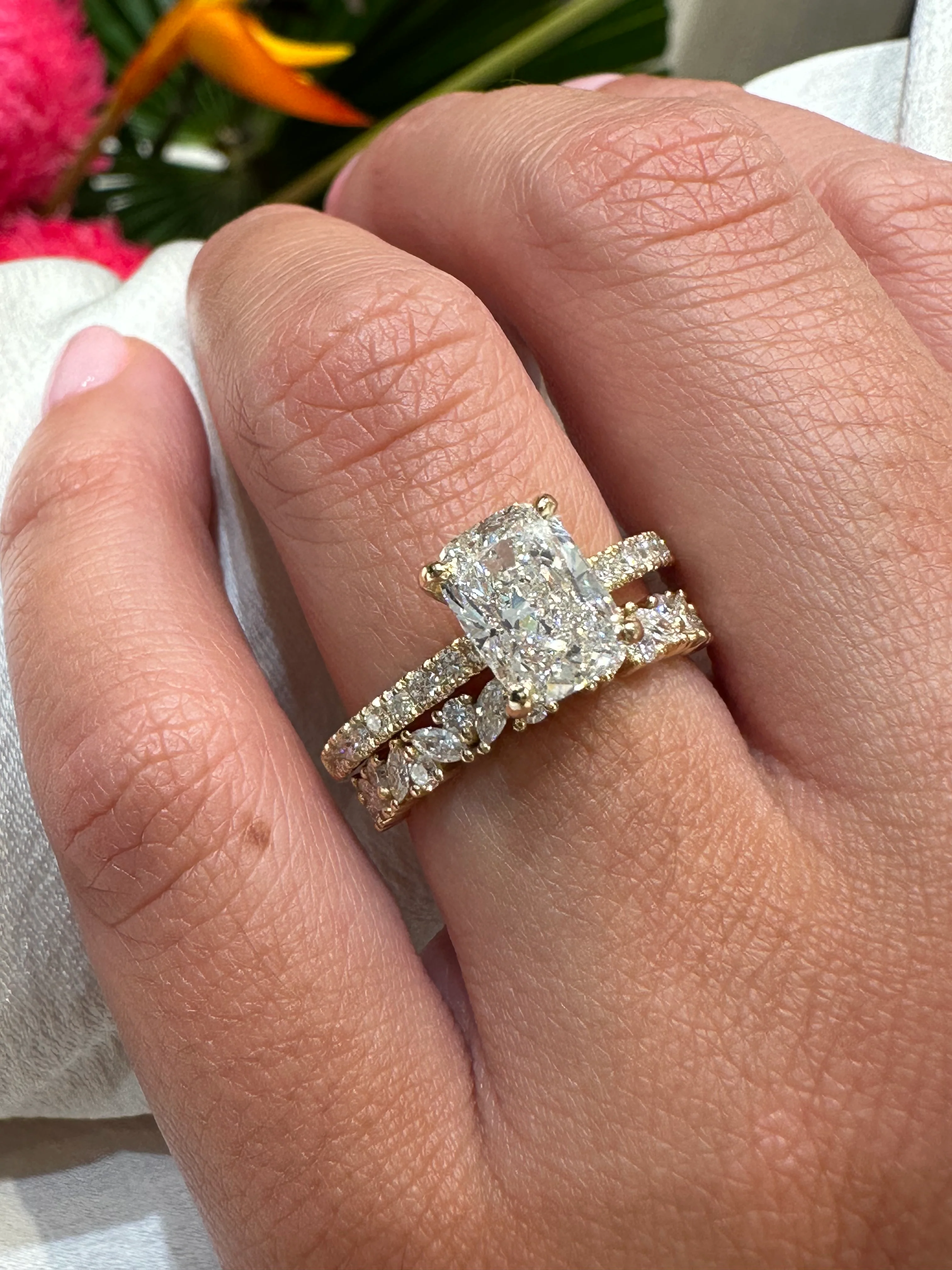 Chloe Cushion Lab Grown Engagement Ring - Image 6