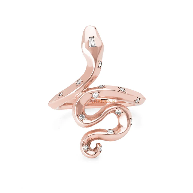 Cleo Snake Diamond Ring - Image 3