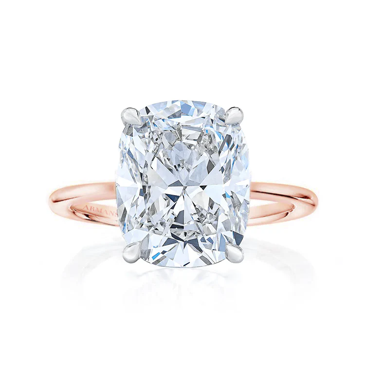 Cushion Madison Lab Grown Engagement Ring - Image 3