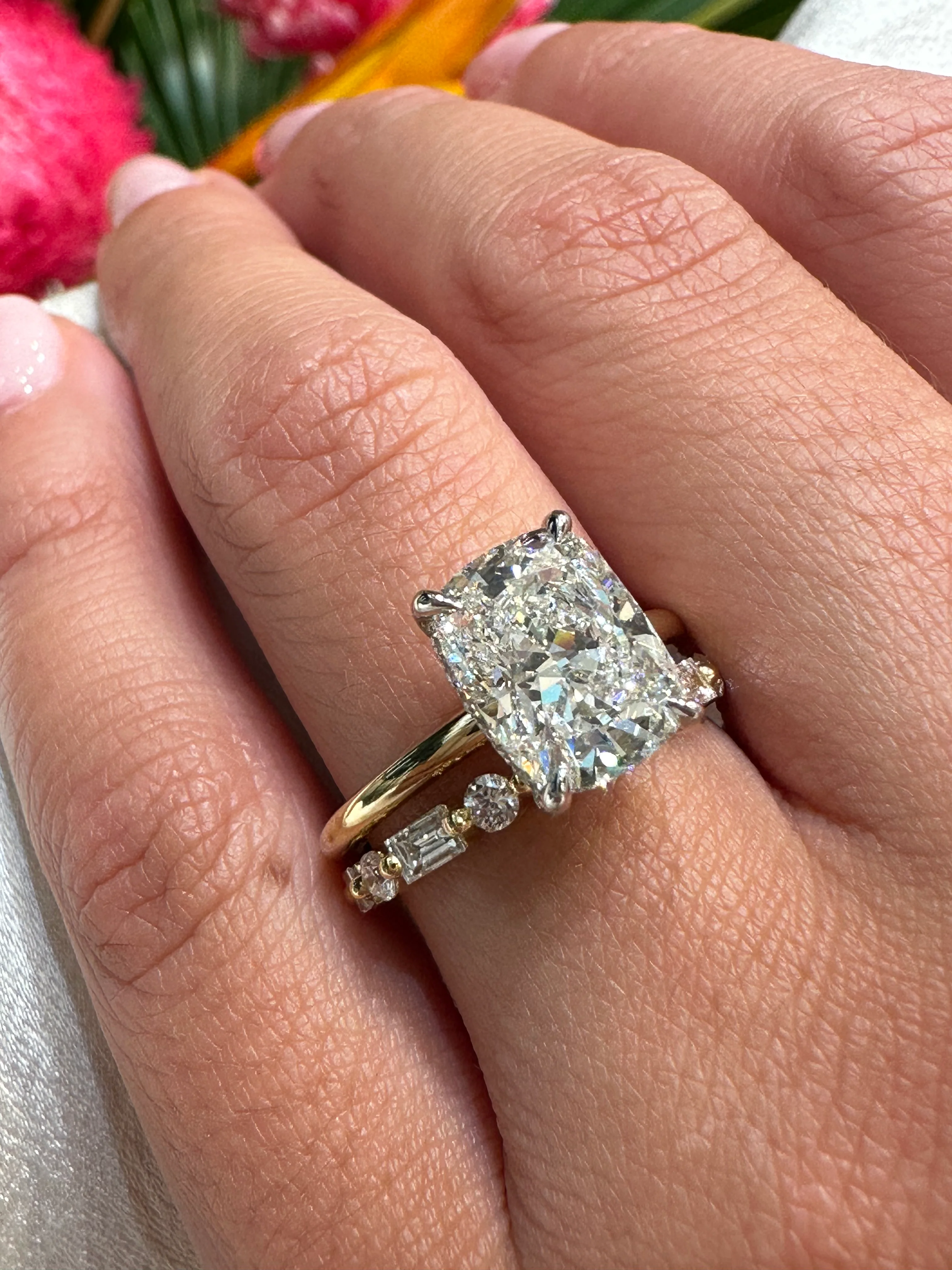 Cushion Madison Lab Grown Engagement Ring - Image 5