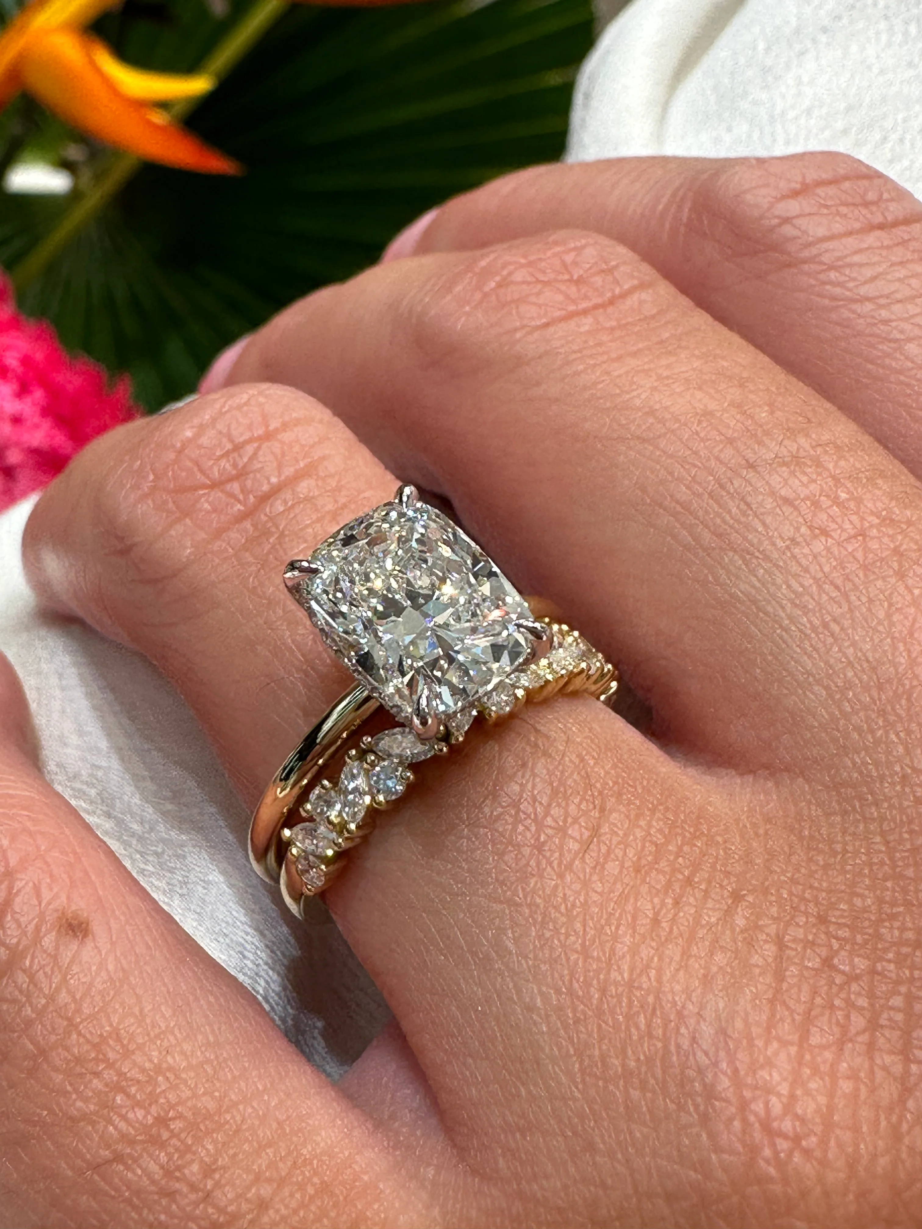 Cushion Madison Lab Grown Engagement Ring - Image 7