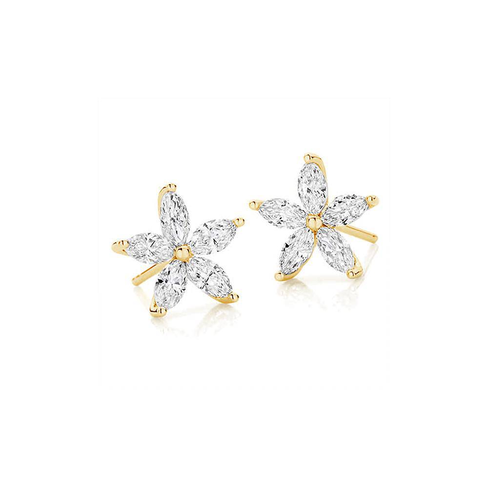 Daisy Diamond Studs - Image 3