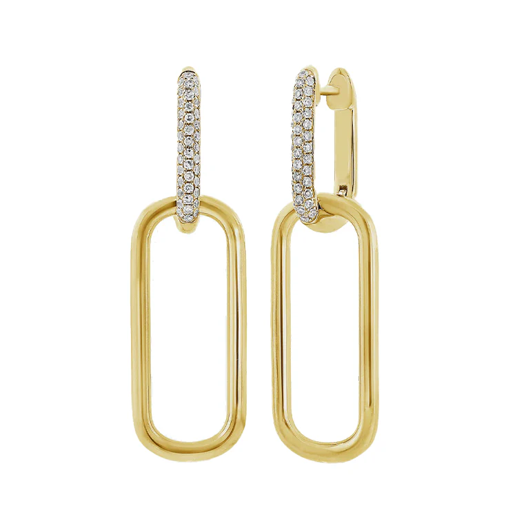 Dangling Open Loop Earrings