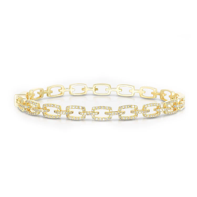Diamond Chain Link Bracelet