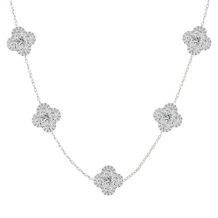 Diamond Clover Necklace