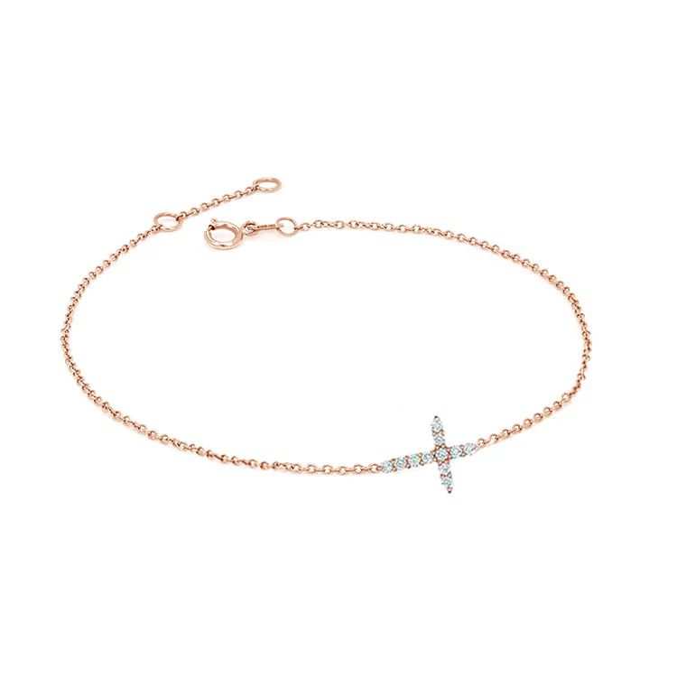 Diamond Cross Bracelet - Image 4