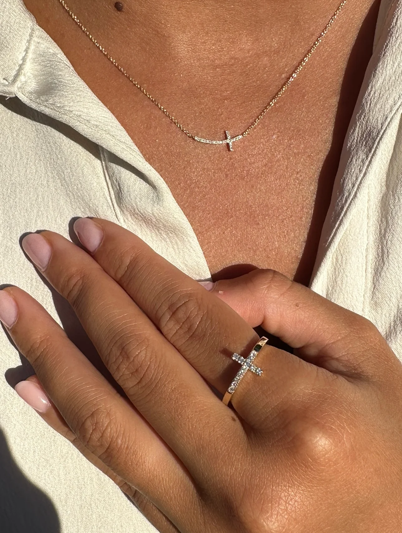 Diamond Cross Ring - Image 6