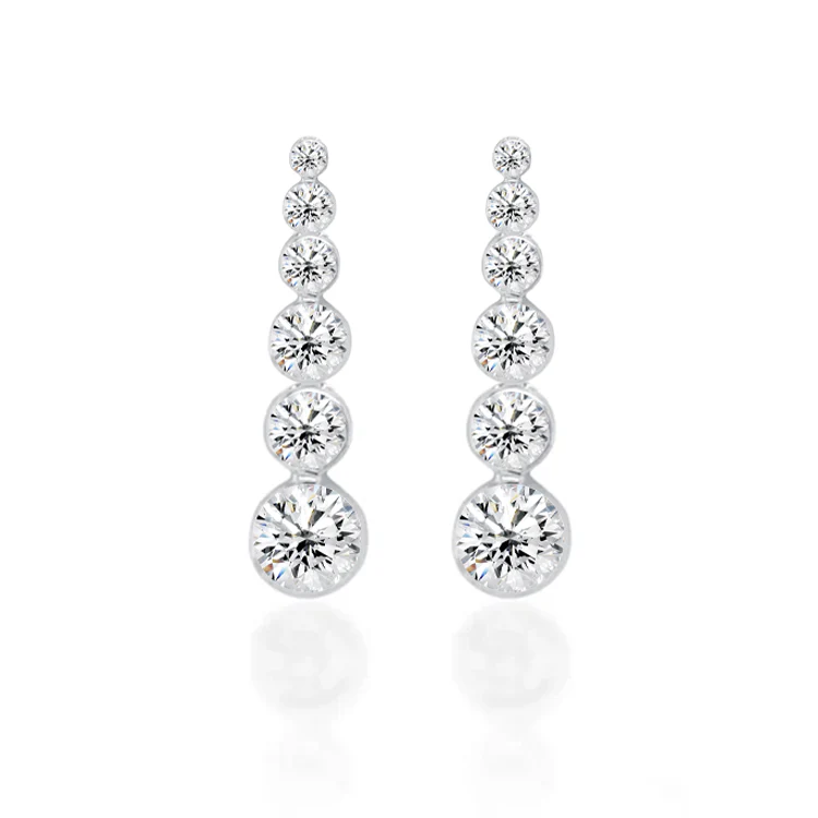 Diamond Drop Earrings