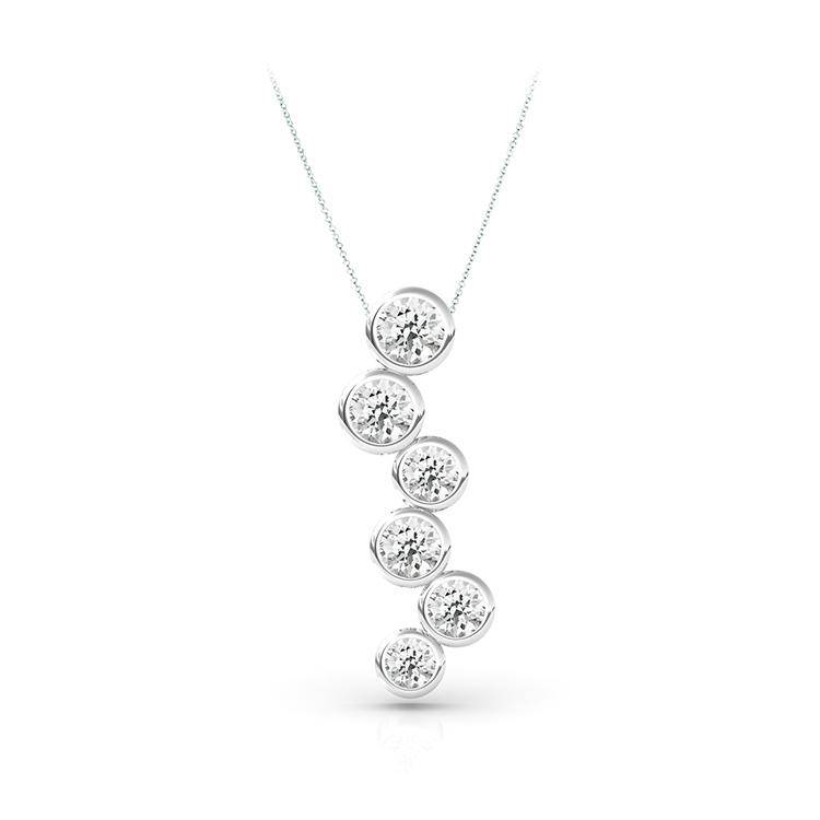 Diamond Droplet Necklace