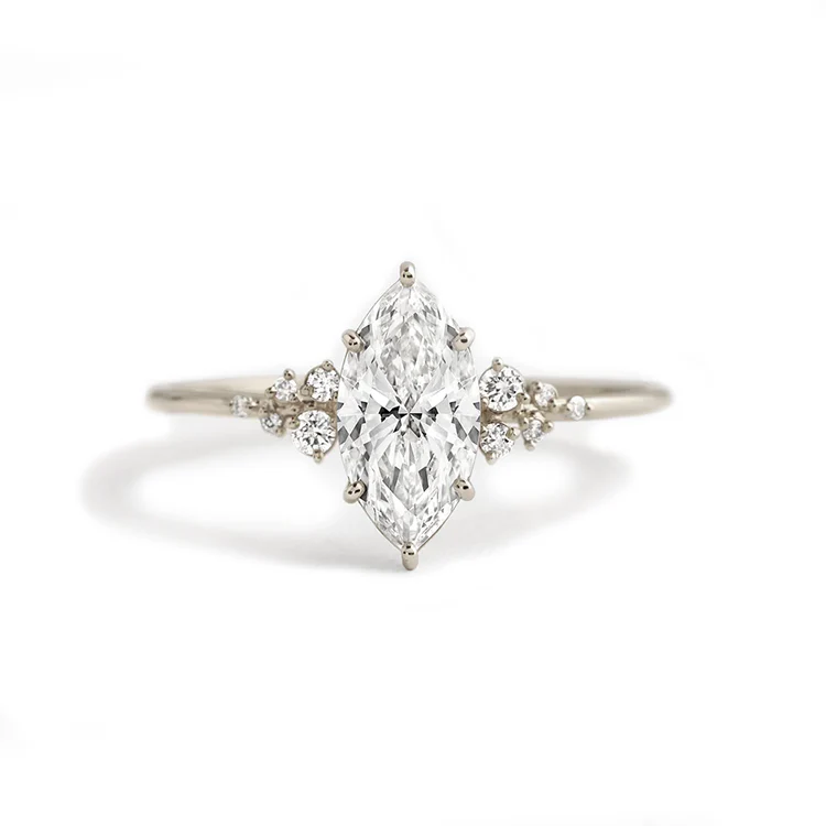 Diamond Frost Lab Grown Engagement Ring - Image 3