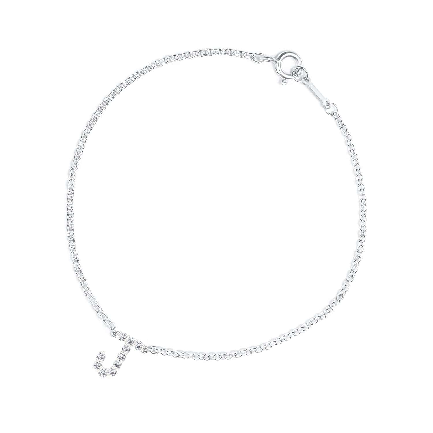 Diamond Initial Bracelet