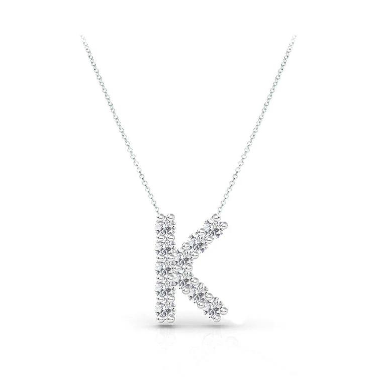 Diamond Initial Pendant - Image 25