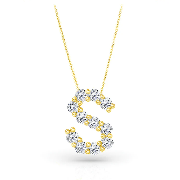 Diamond Initial Pendant - Image 35