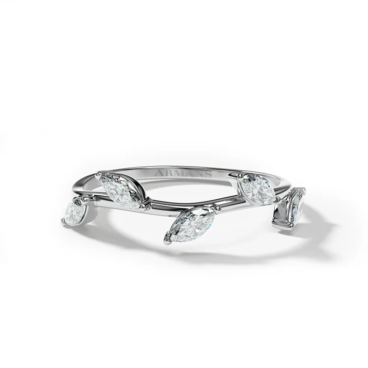 Diamond Leaf Ring - Image 3