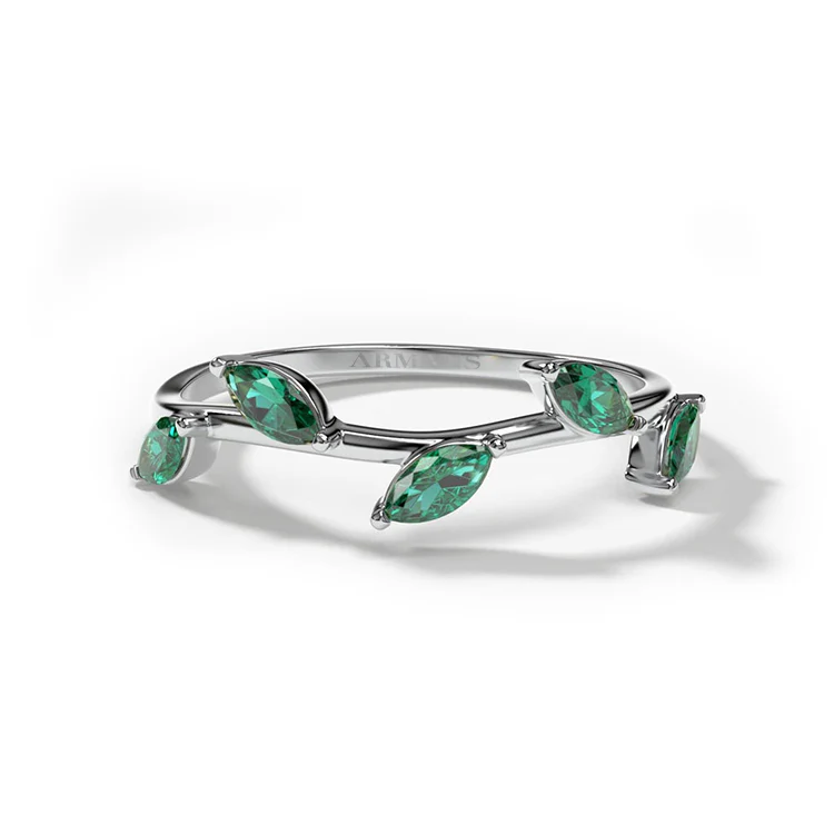 Diamond Leaf Ring - Image 4