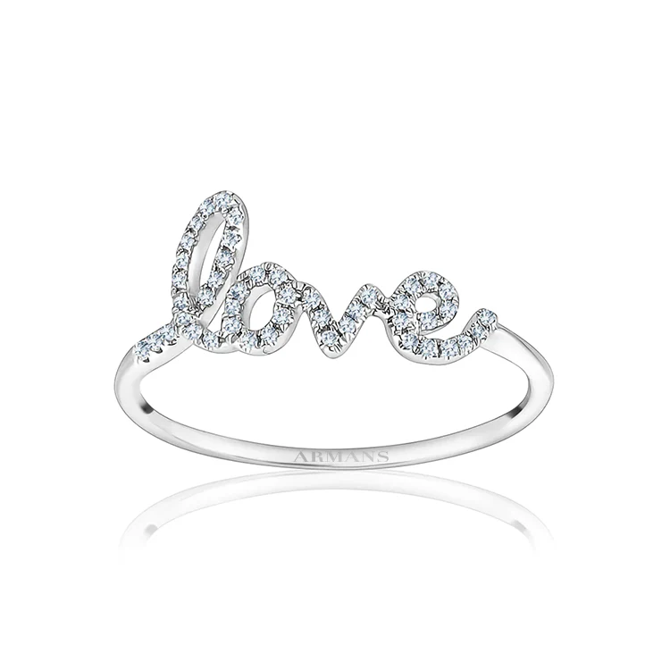 Diamond Love Ring - Image 2
