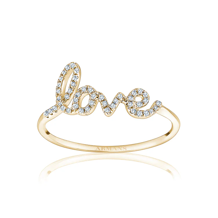 Diamond Love Ring - Image 3