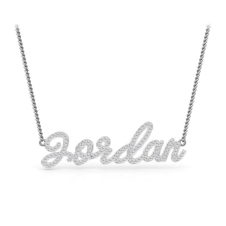 Diamond Name Necklace - Image 10