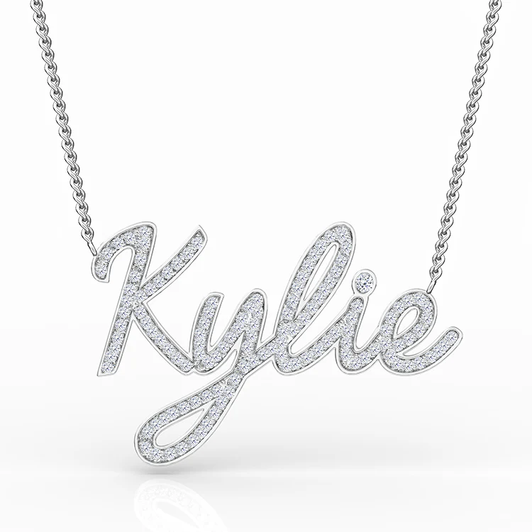 Diamond Name Necklace - Image 12