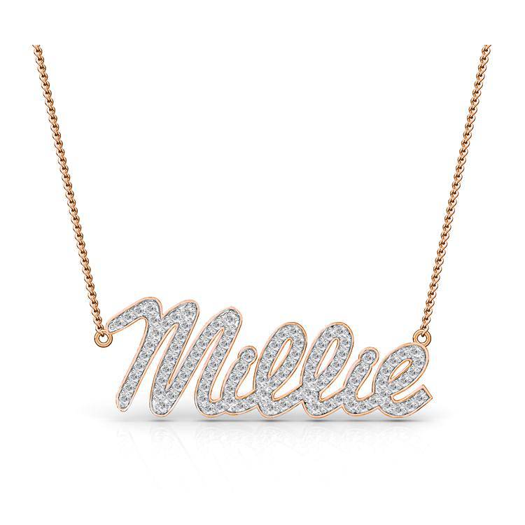 Diamond Name Necklace - Image 5
