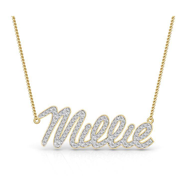 Diamond Name Necklace - Image 6