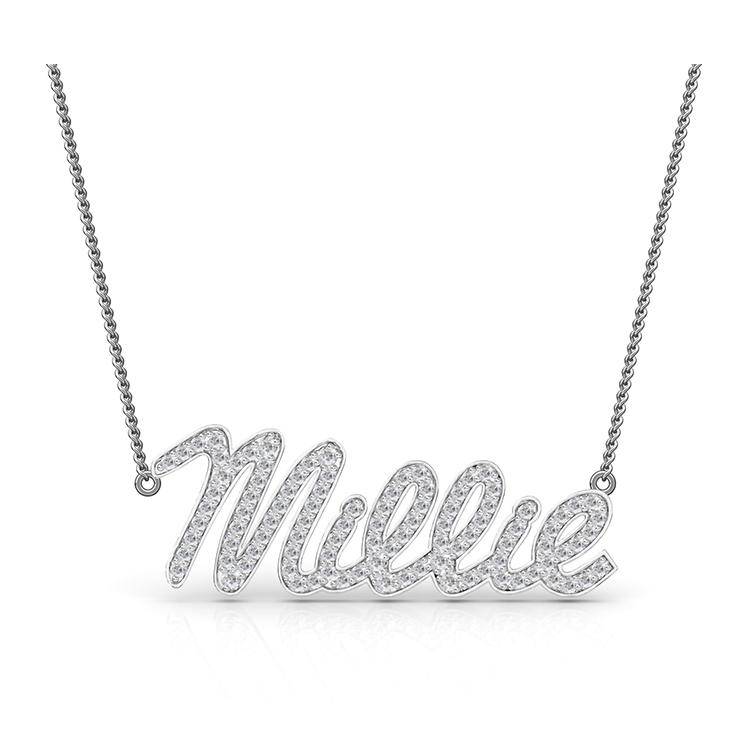 Diamond Name Necklace - Image 7