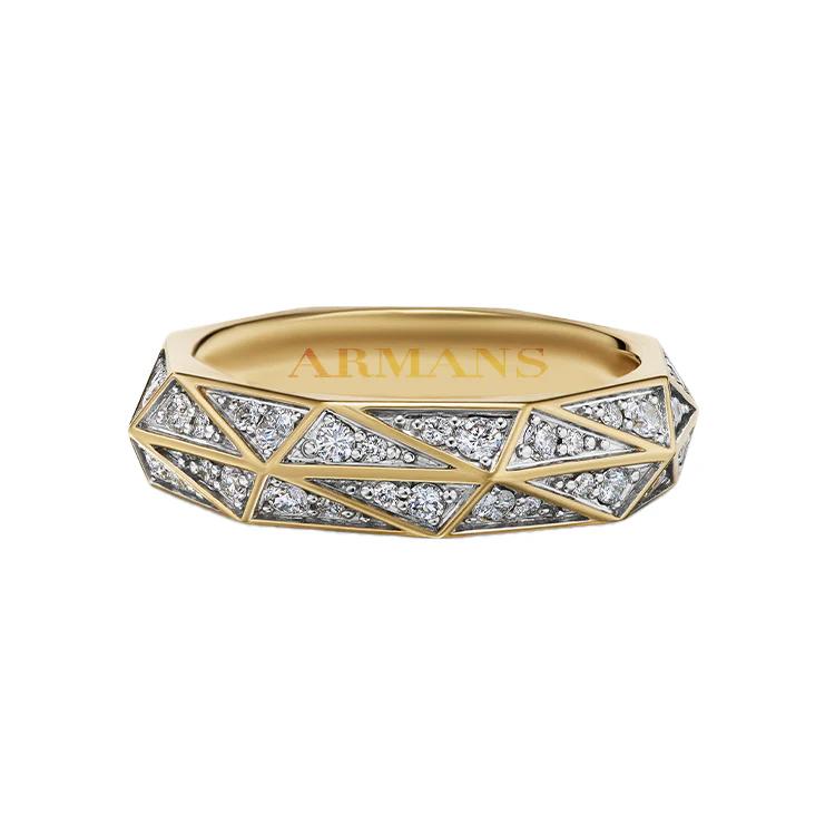 Diamond Octagon Ring