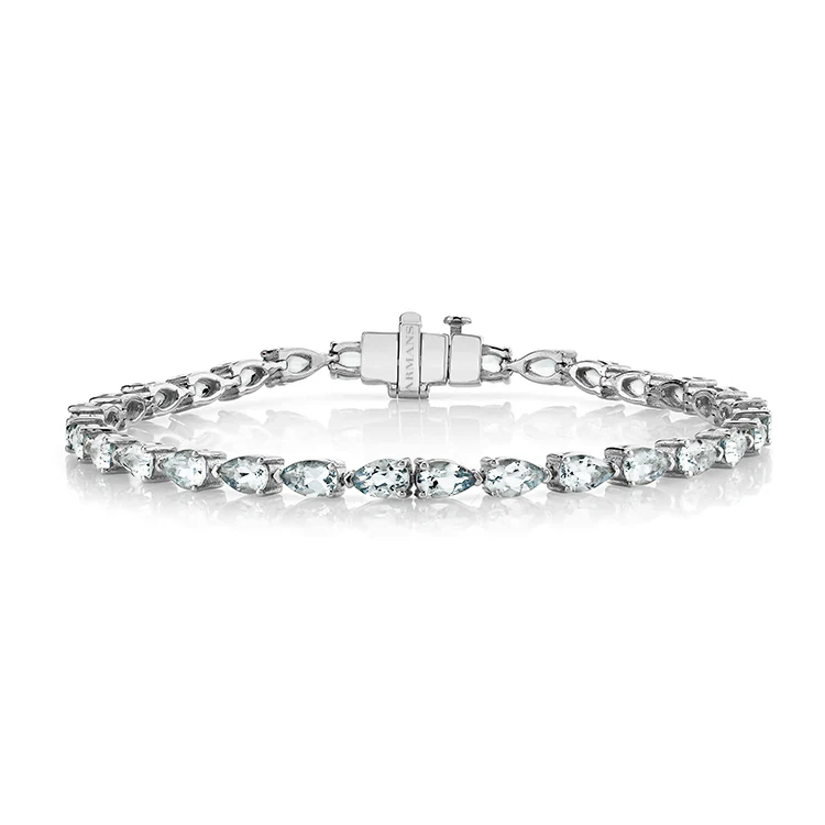 Diamond Pear Cut Bracelet - Image 2