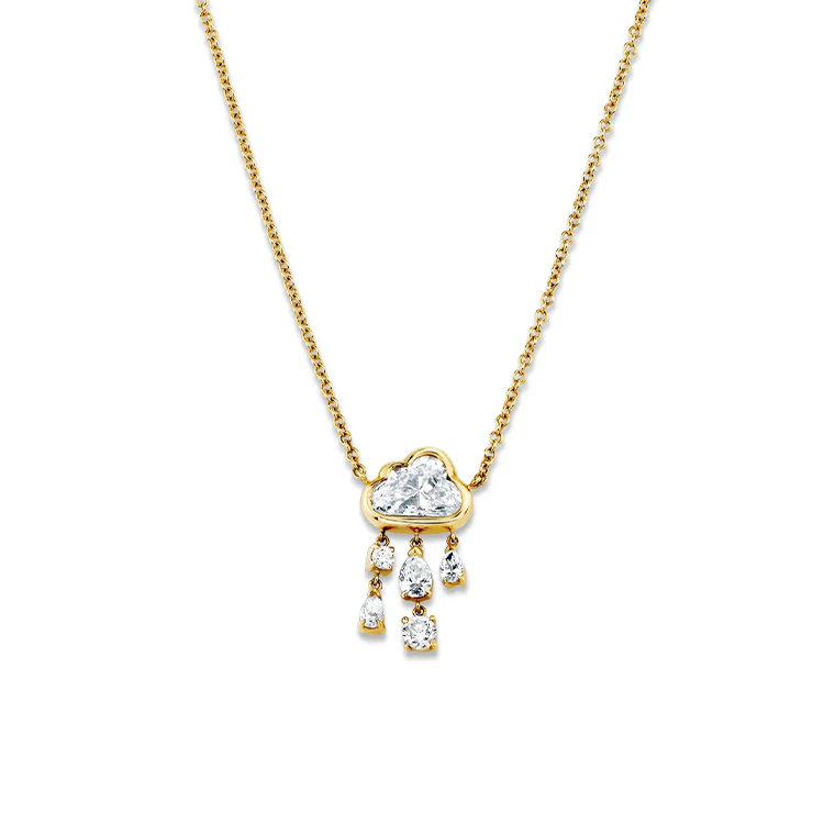 Diamond Rain Cloud Necklace