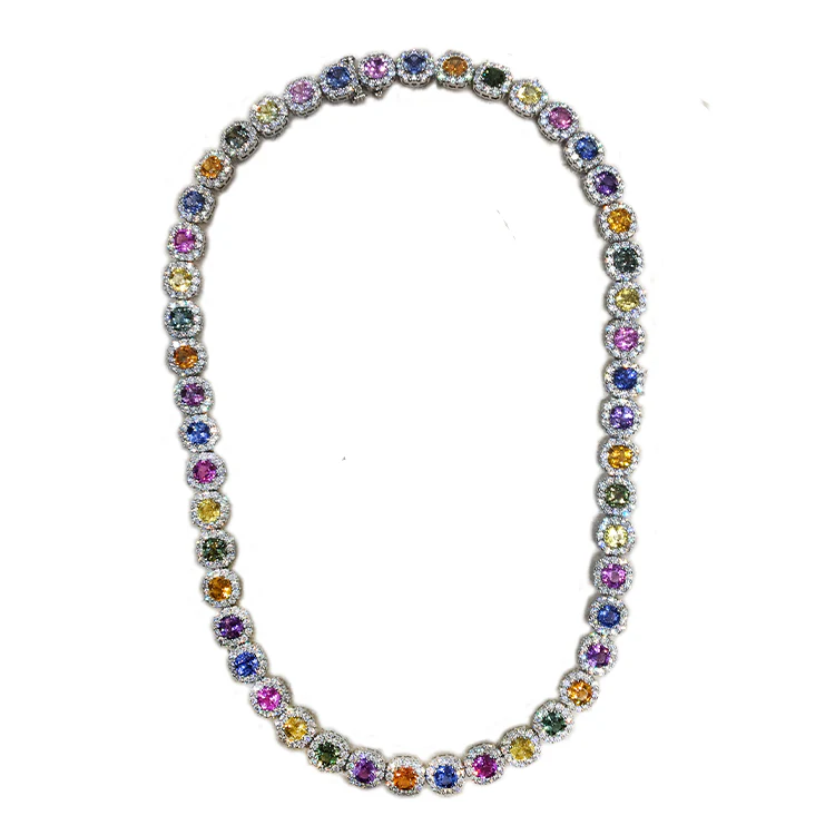 Diamond Rainbow Necklace
