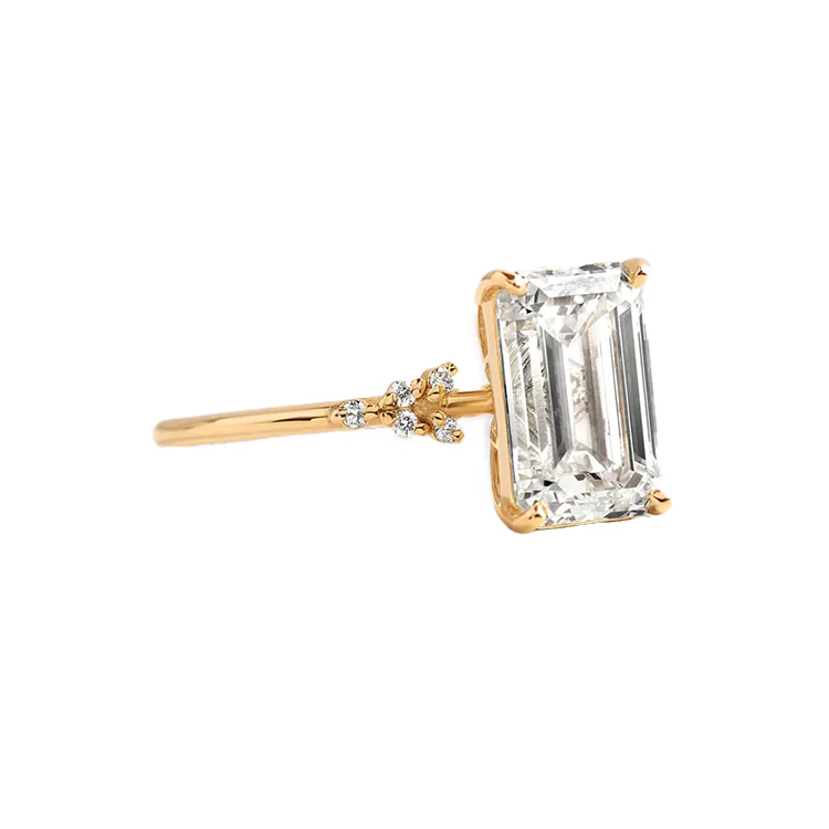 Eden Emerald Engagement Ring - Image 2